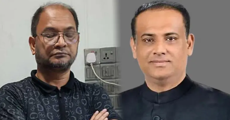 এজিএম জাহাঙ্গীর আলম ও সাবেক ভূমিমন্ত্রী সাইফুজ্জামান চৌধুরী জাবেদ